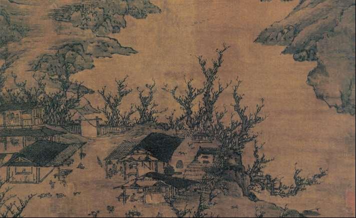 24.关仝《关山行旅图(局部二)