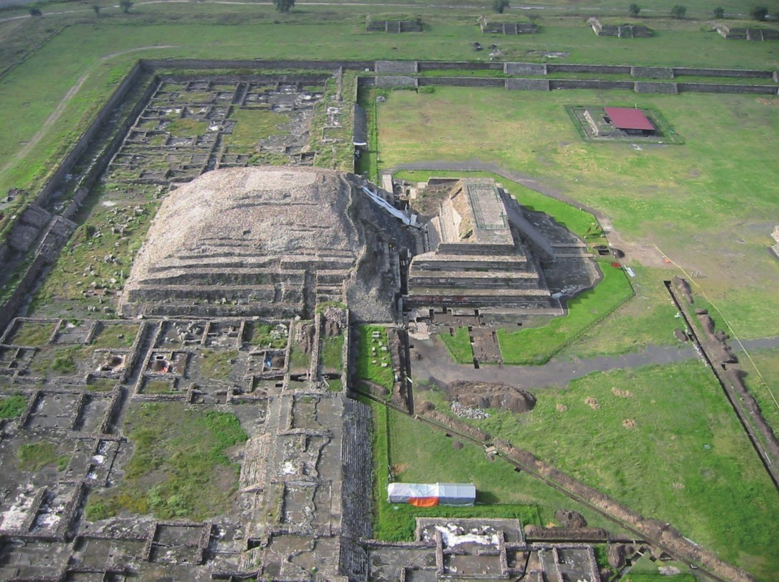 aerial view inside the architectural