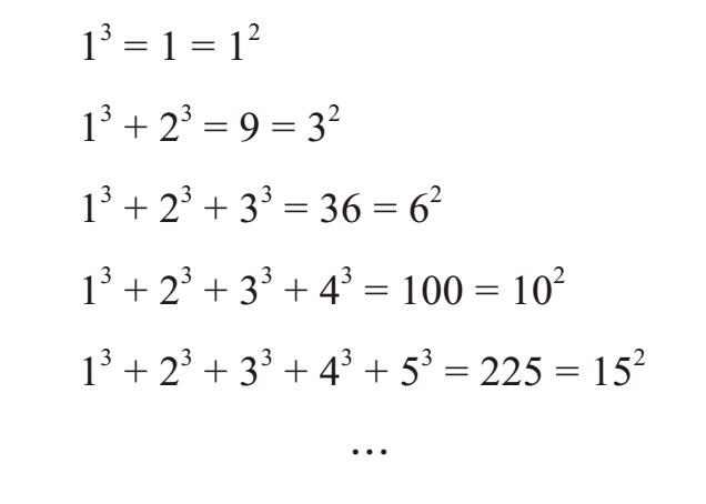 关于立方数和平方数,我再给大家介绍一个规律吧