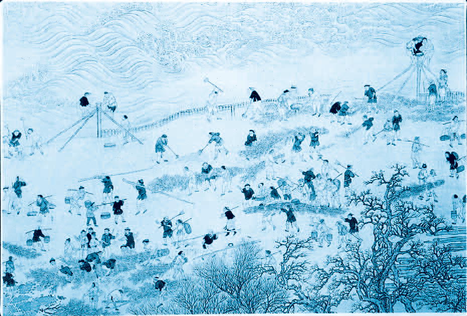 由於受水灾的威胁,中华民族治水的历史源远流长.