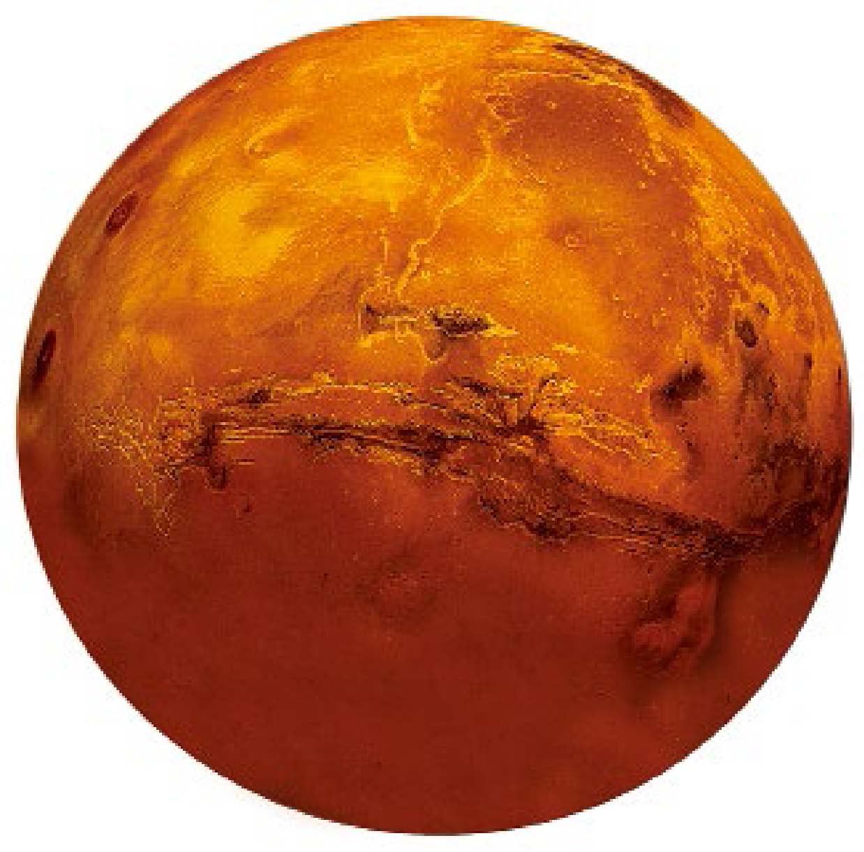 火            星又被称为红色的行星,由于火星的表面有一层含