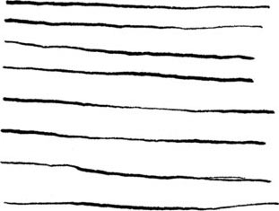 粗细变化的直线