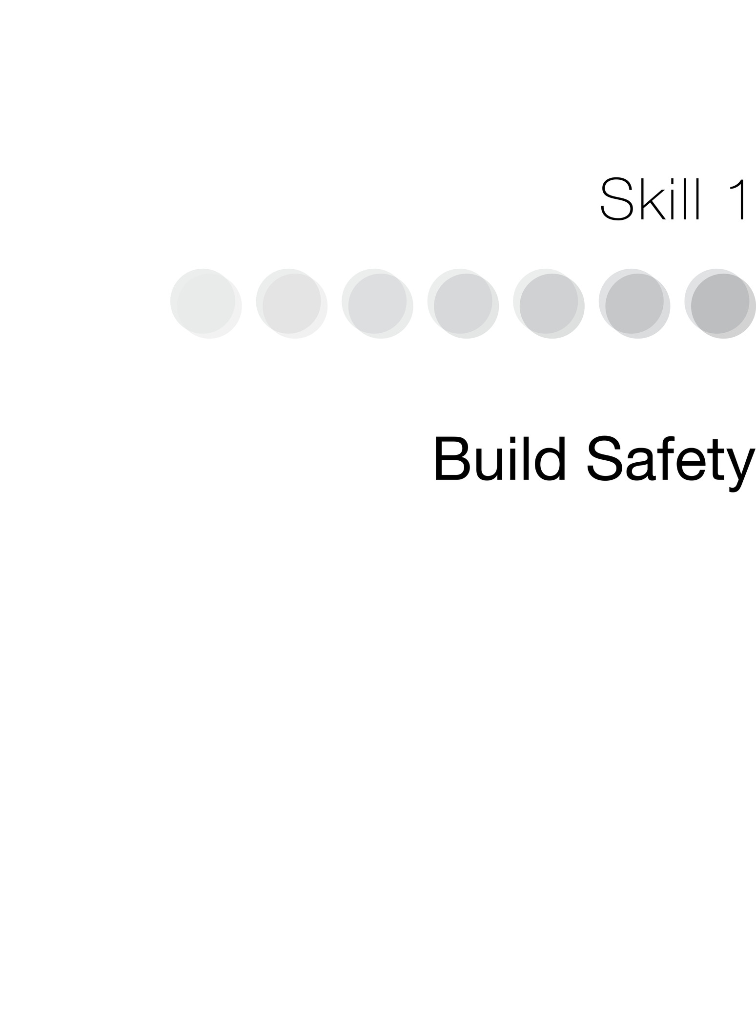 Skill 1 Build Safety