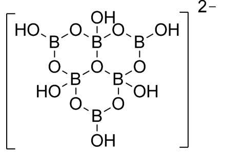 六硼酸根的结构图