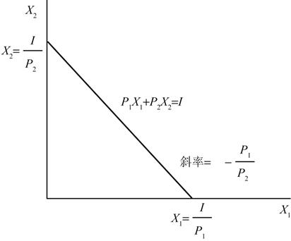 1          预算线的概念          预算线又称为预算约束线