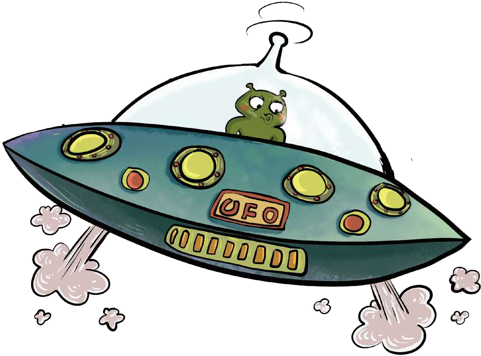 书名:趣味手绘儿童百科全书:外星人的星际列车ufo
