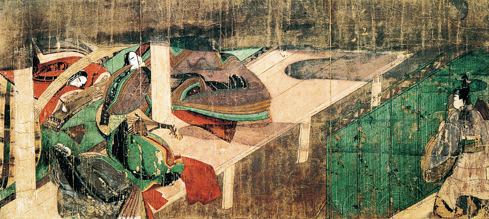 《源氏物语绘卷》之桥姬卷.