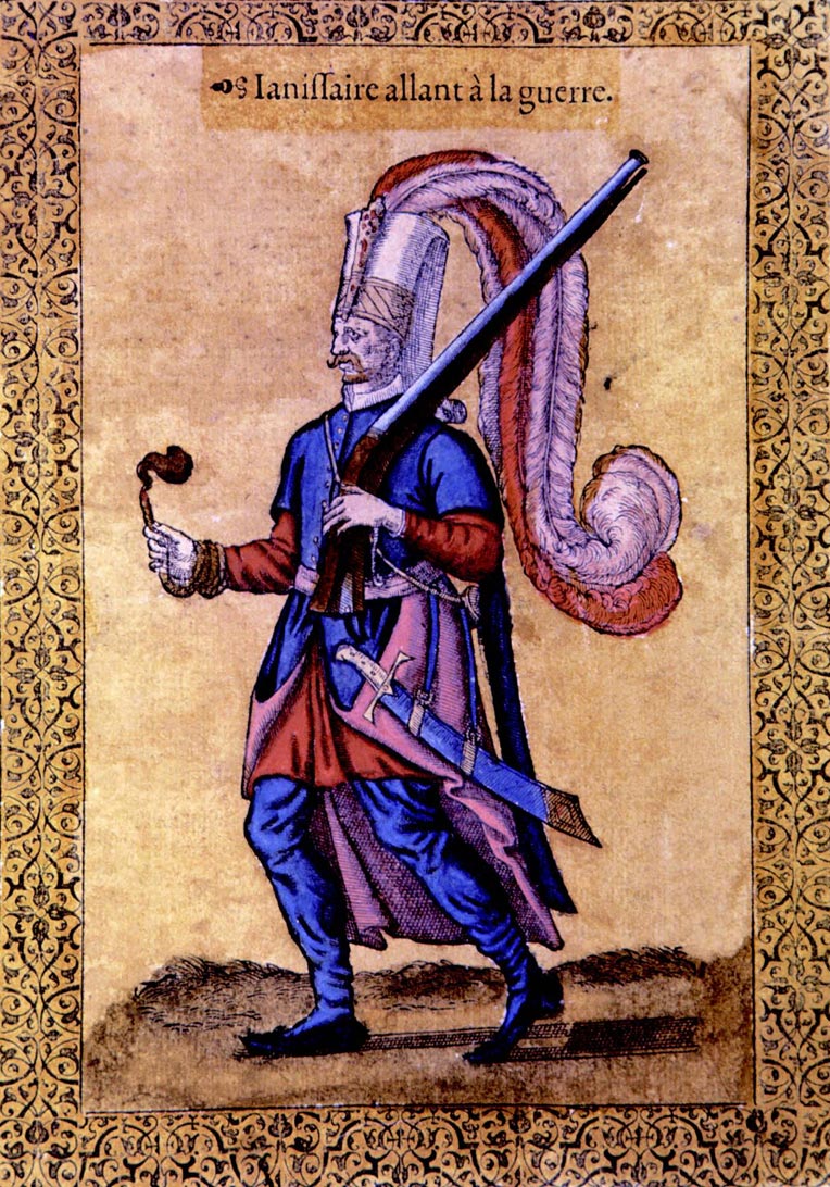 16世纪的近卫军士兵像,他是奥斯曼帝国的