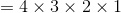 =4\times3\times2\times1