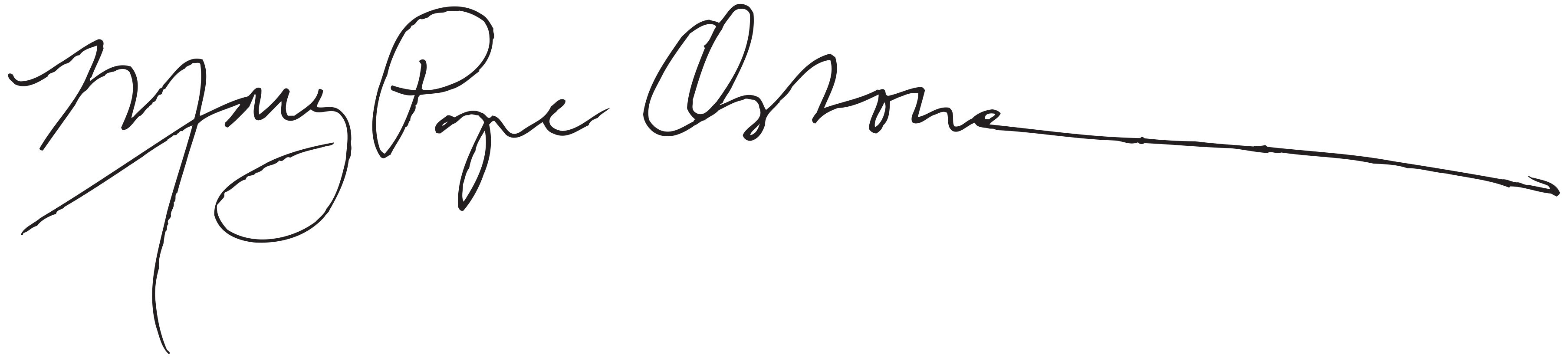 Mary Pope Osborne signature