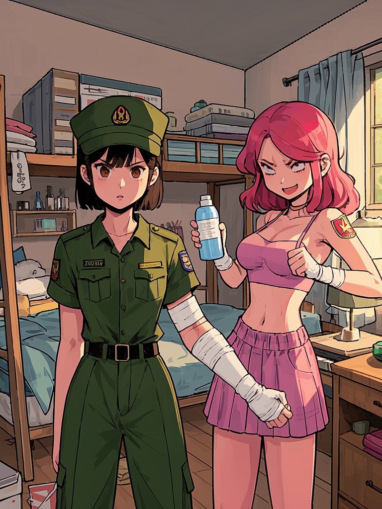 爱借东西的娇气室友