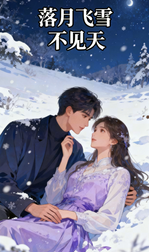 落月飞雪不见天