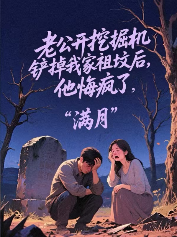 老公开挖掘机铲掉我家祖坟后，他悔疯了
